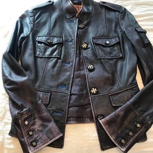 Tory Burch leather jacket!!